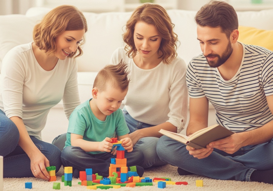 Cuidador de criança Autista